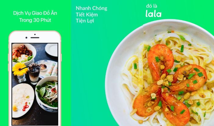 Lala - app chọn món chỉ tại Hà Nội và HCM