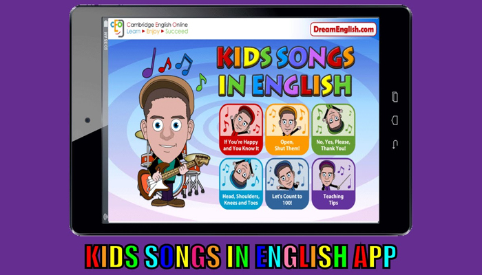Ứng dụng học tiếng Anh cho bé miễn phí - English Kids Songs