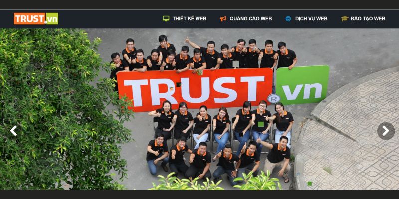 Trust.vn - Công ty thiết kế website giàu kinh nghiệm