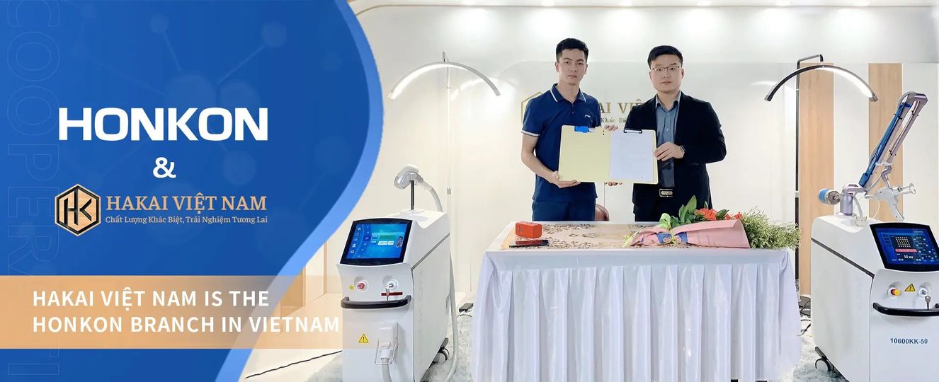 Hakai Việt Nam phân phối thiết bị y tế thẩm mỹ HONKON uy tín