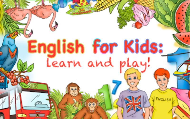 Phần mềm học tiếng anh English for Kids: Learn & Play