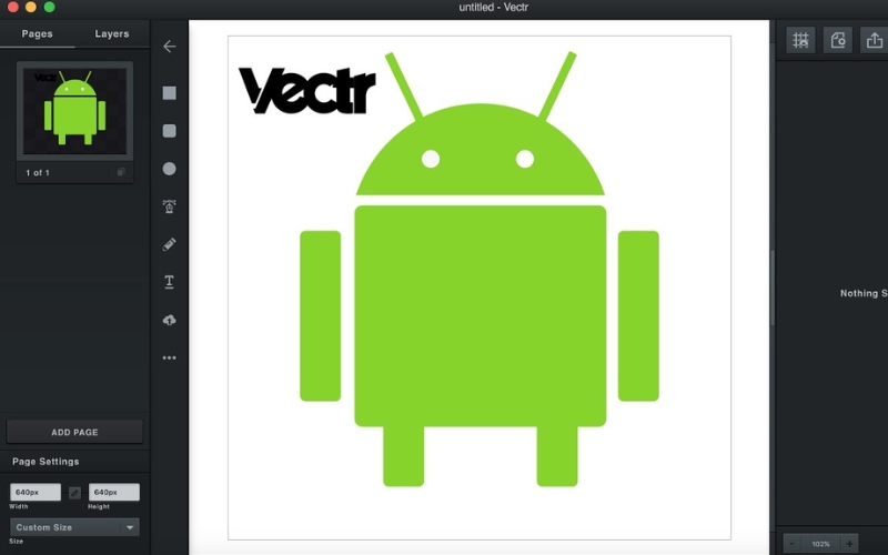 Thiết kế đồ họa miễn phí với Vectr