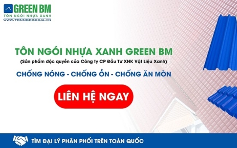 tôn ngói nhựa Green BM