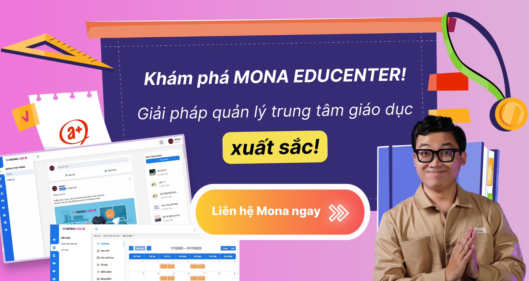 phần mềm mona educenter