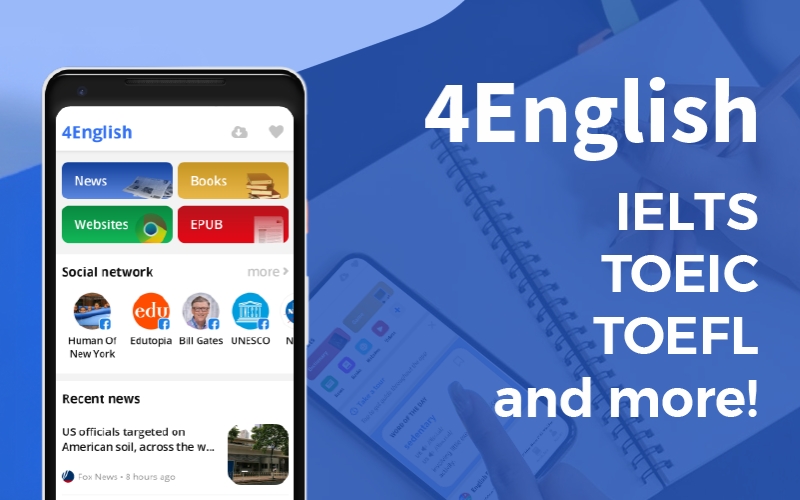 app học tiếng Anh 4English