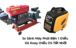 so sánh máy phát điện 1 chiều và xoay chiều