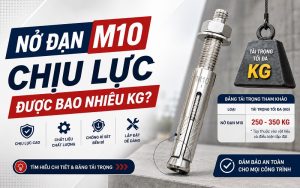 nở đạn M10 chịu lực được bao nhiêu kg